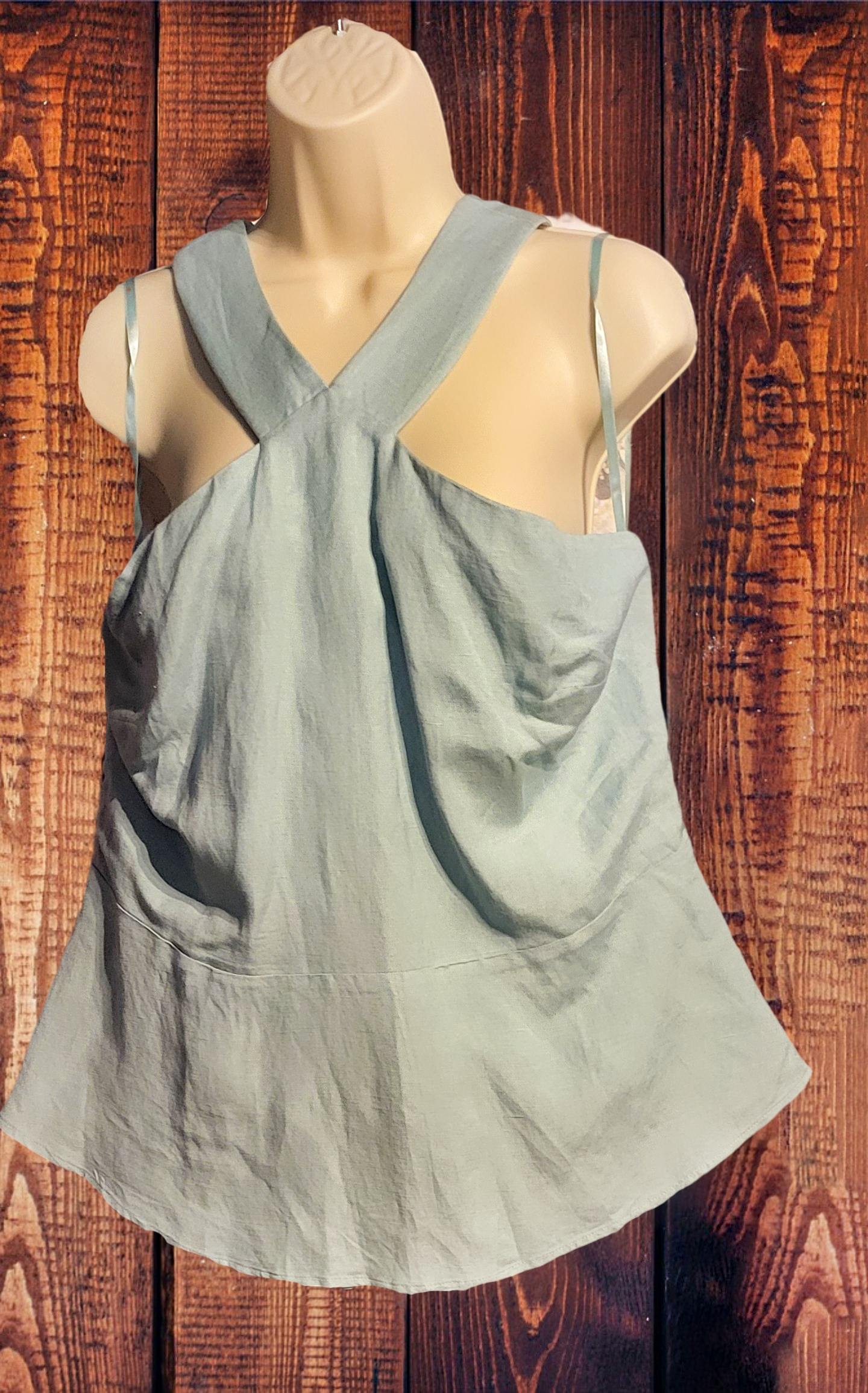 NWT Ann Taylor Crisscross Shoulder Top Size 14