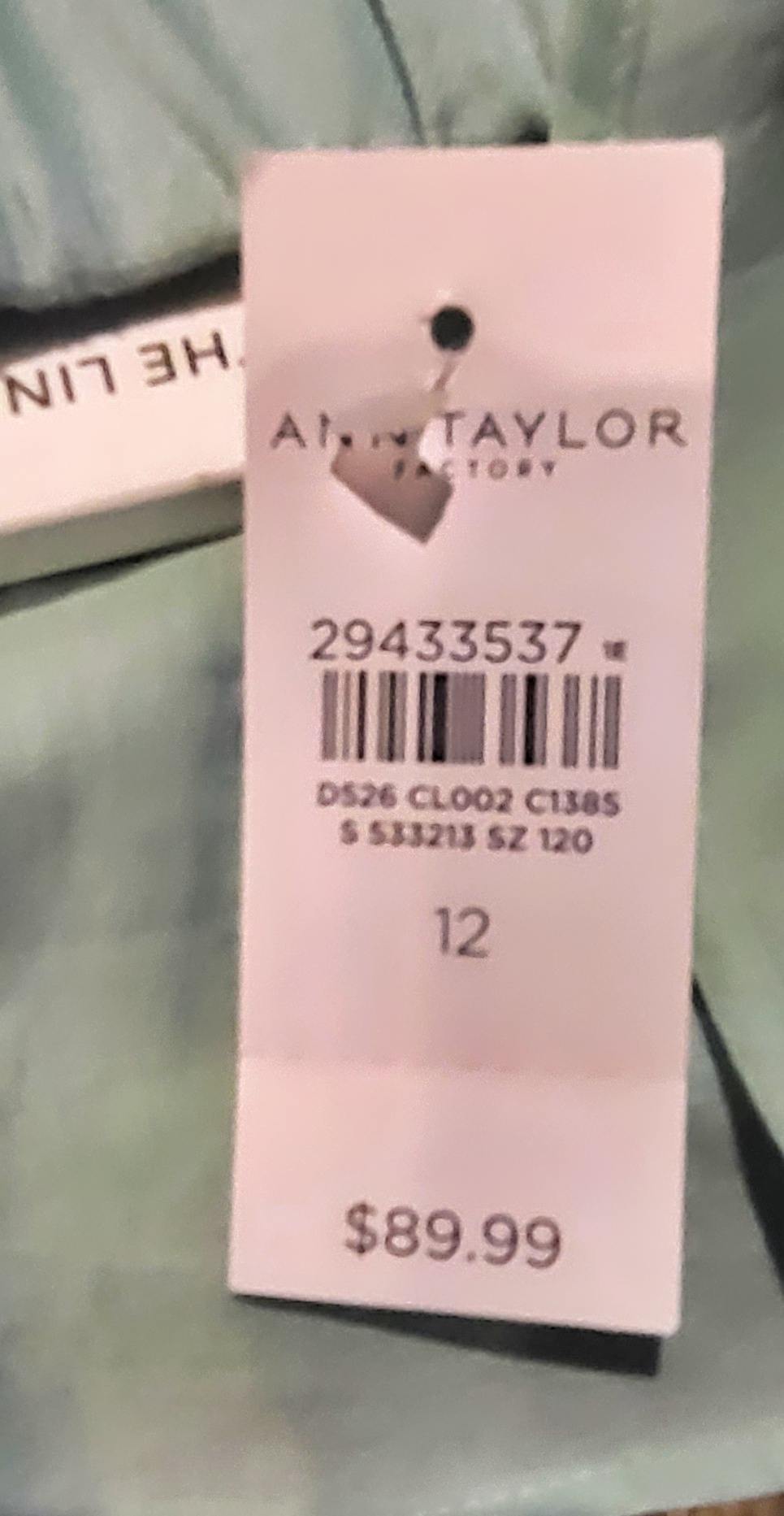 NWT Ann Taylor Wide Leg High Rise Pants/Size 12