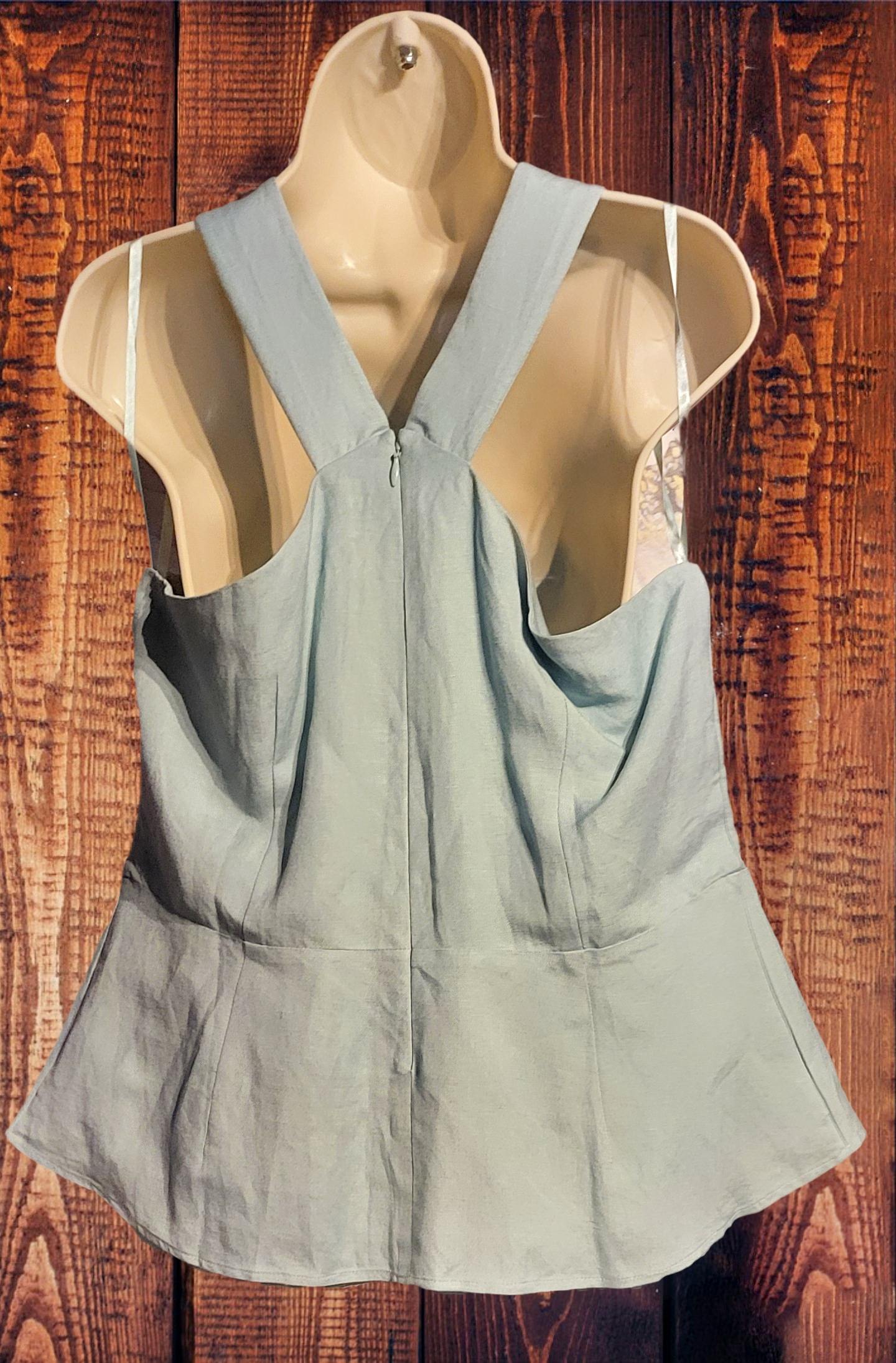 NWT Ann Taylor Crisscross Shoulder Top Size 14