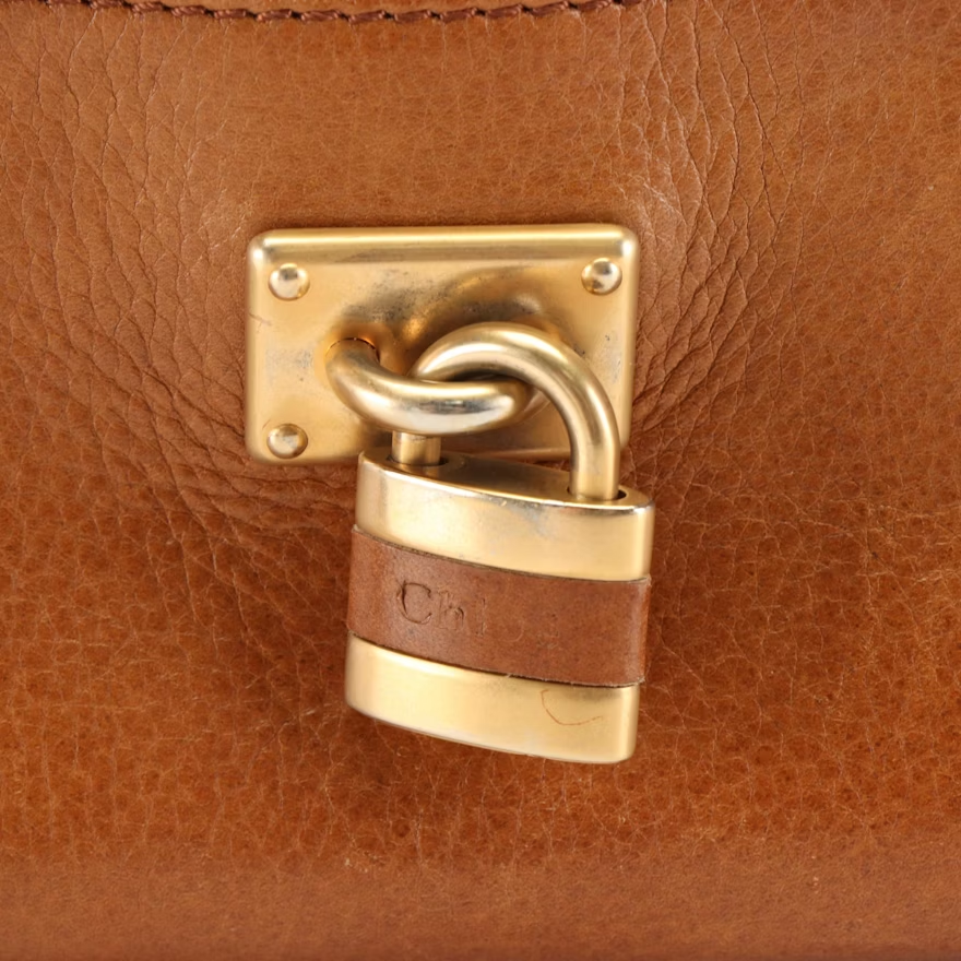 Chloé Paddington Leather Zip-Around Wallet