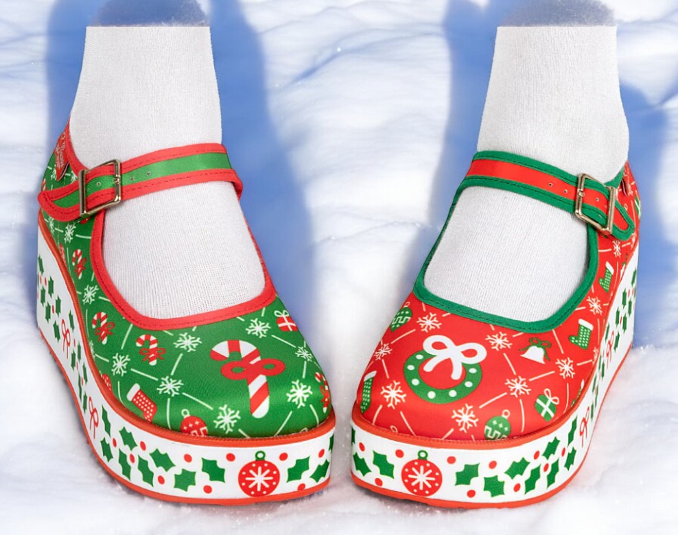 Hot Chocolate Design Cozy Christmas Shoes