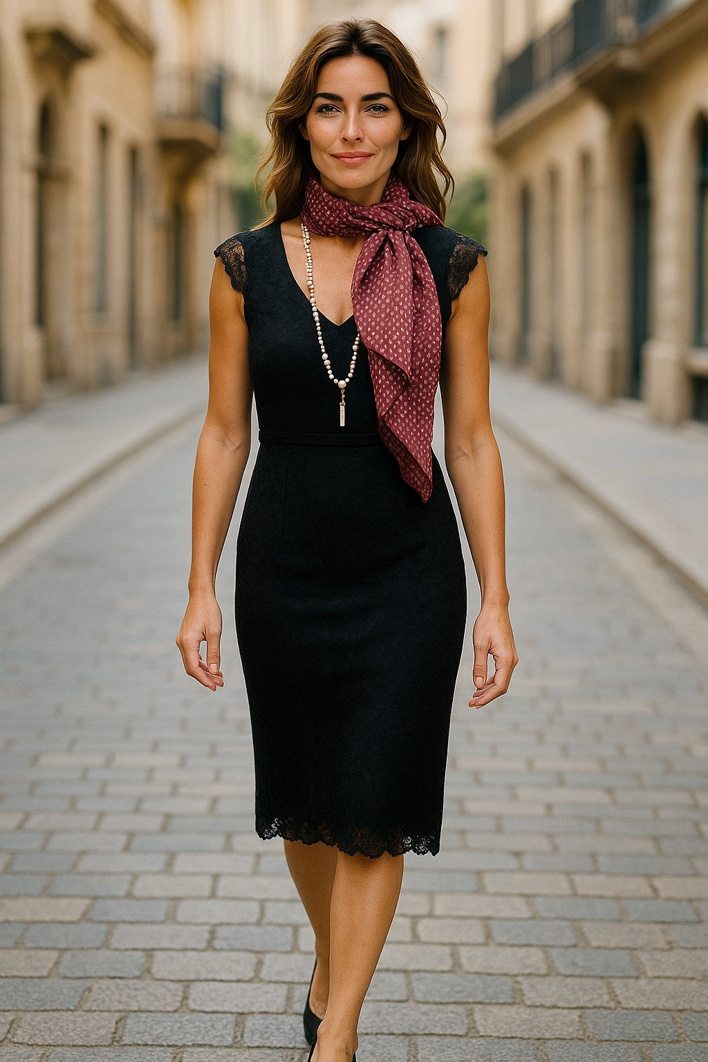 L. B. Belts Company Silk and Leather Scarf Belts, New