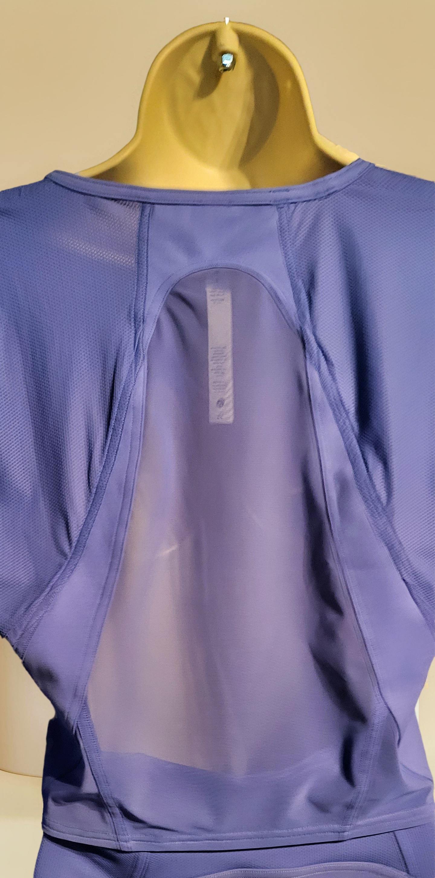 NWOT lululemon Lavender Mesh Panelled Training Long Sleeve Shirt w/Pants (SET)