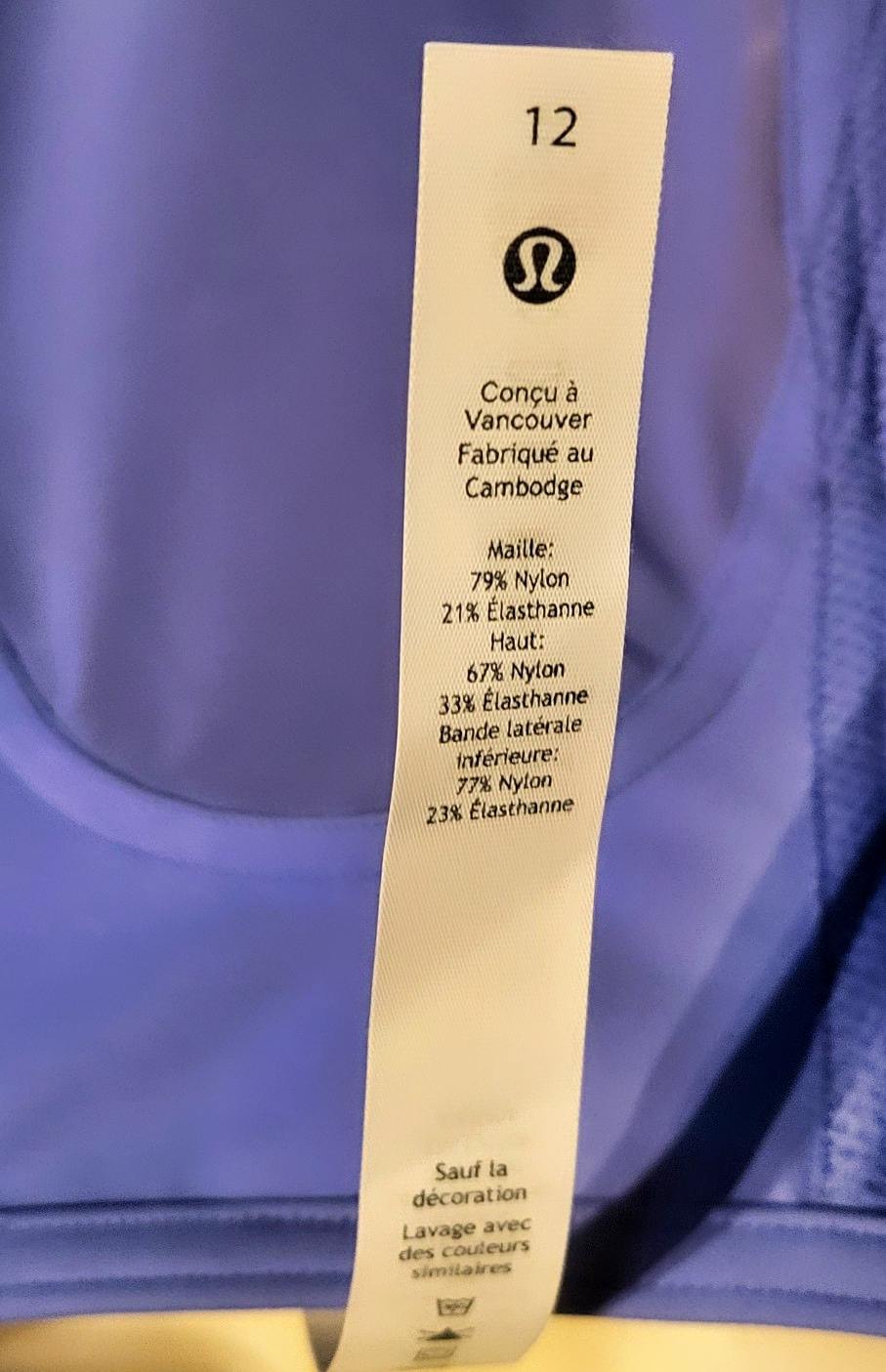 NWOT lululemon Lavender Mesh Panelled Training Long Sleeve Shirt w/Pants (SET)