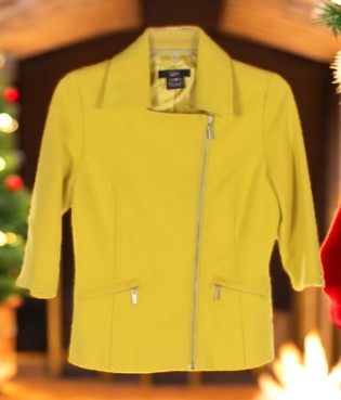 Luii Yellow Moto Jacket