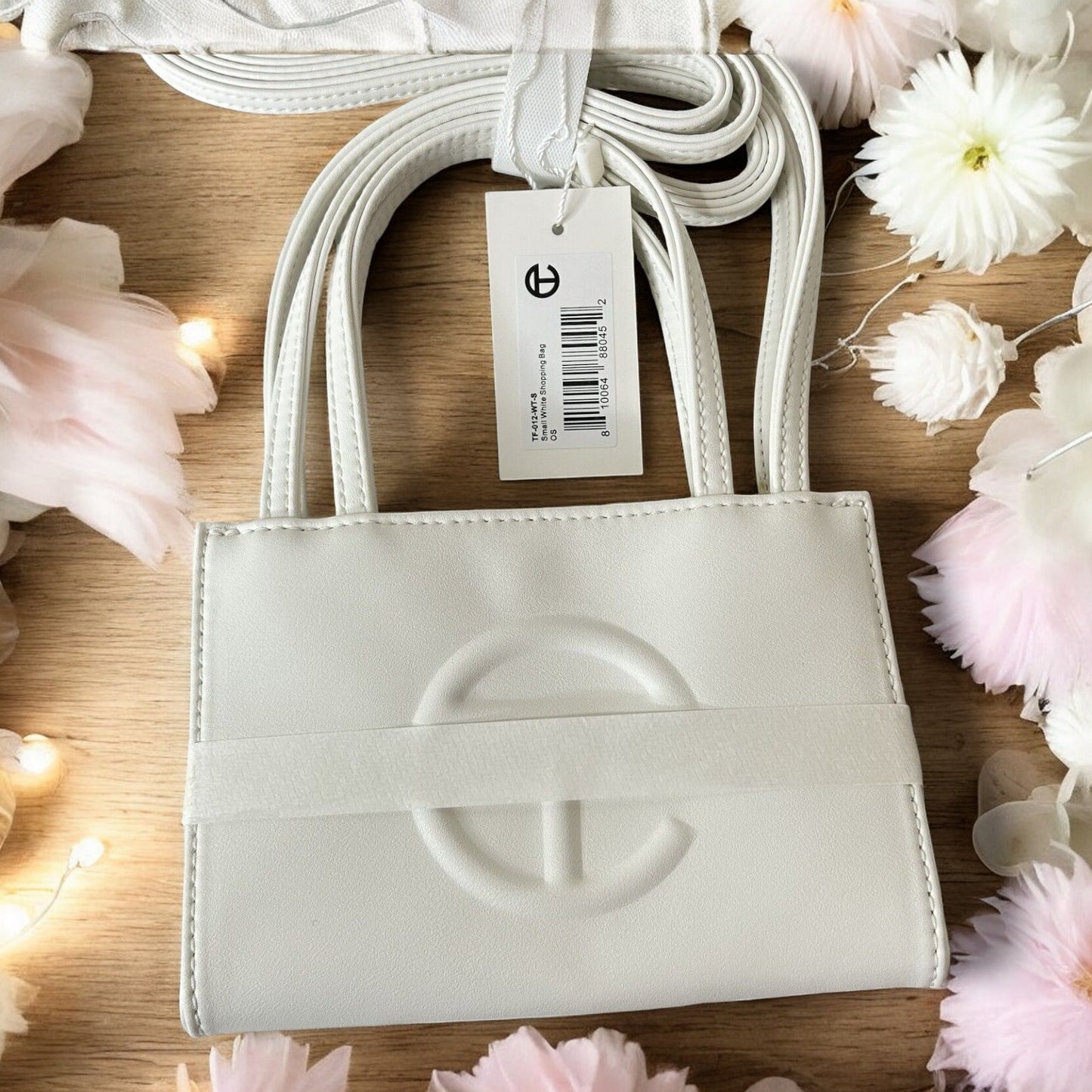 New Telfar Vegan Leather Unisex Small Shopping Crossbody Handbag Purse