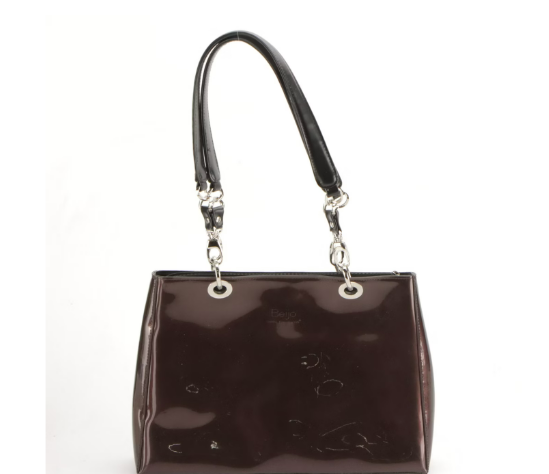 Beijo Shoulder Bag and Crossbody Bag in Patent Leather with Compact Card Holders