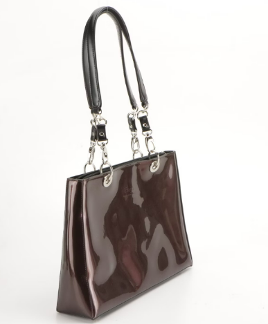 Beijo Shoulder Bag and Crossbody Bag in Patent Leather with Compact Card Holders