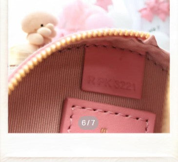 Marc Jacobs Pink Key Chain Coin Purse