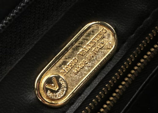 Mario Valentino Black Leather Clutch Bag