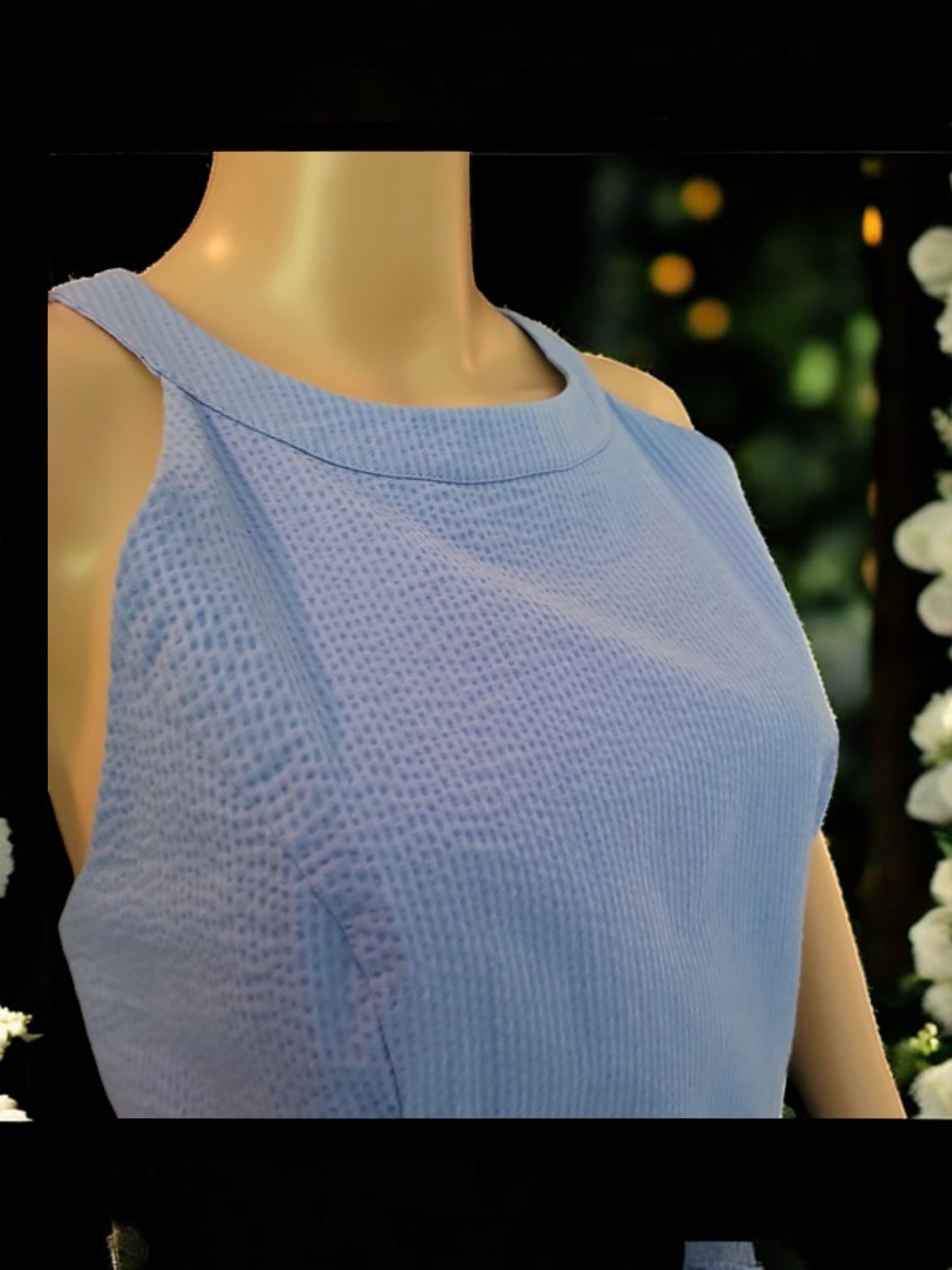 Lauren James - NWT/NEW Abigail Blue Backless Dress / Sz L