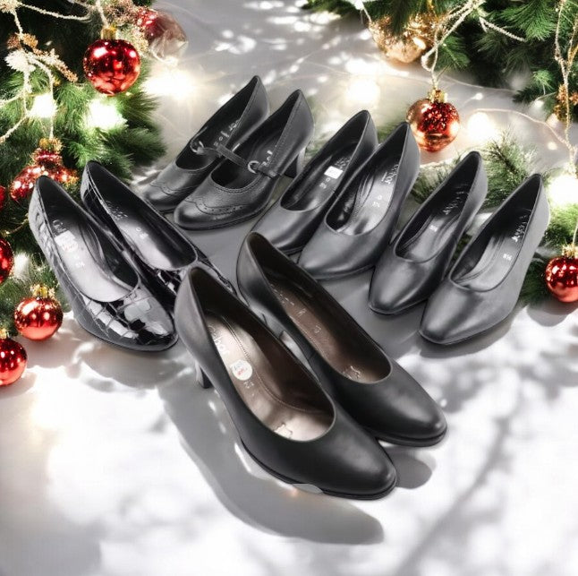 Gabor Black Leather Pumps with Boxes - NWT