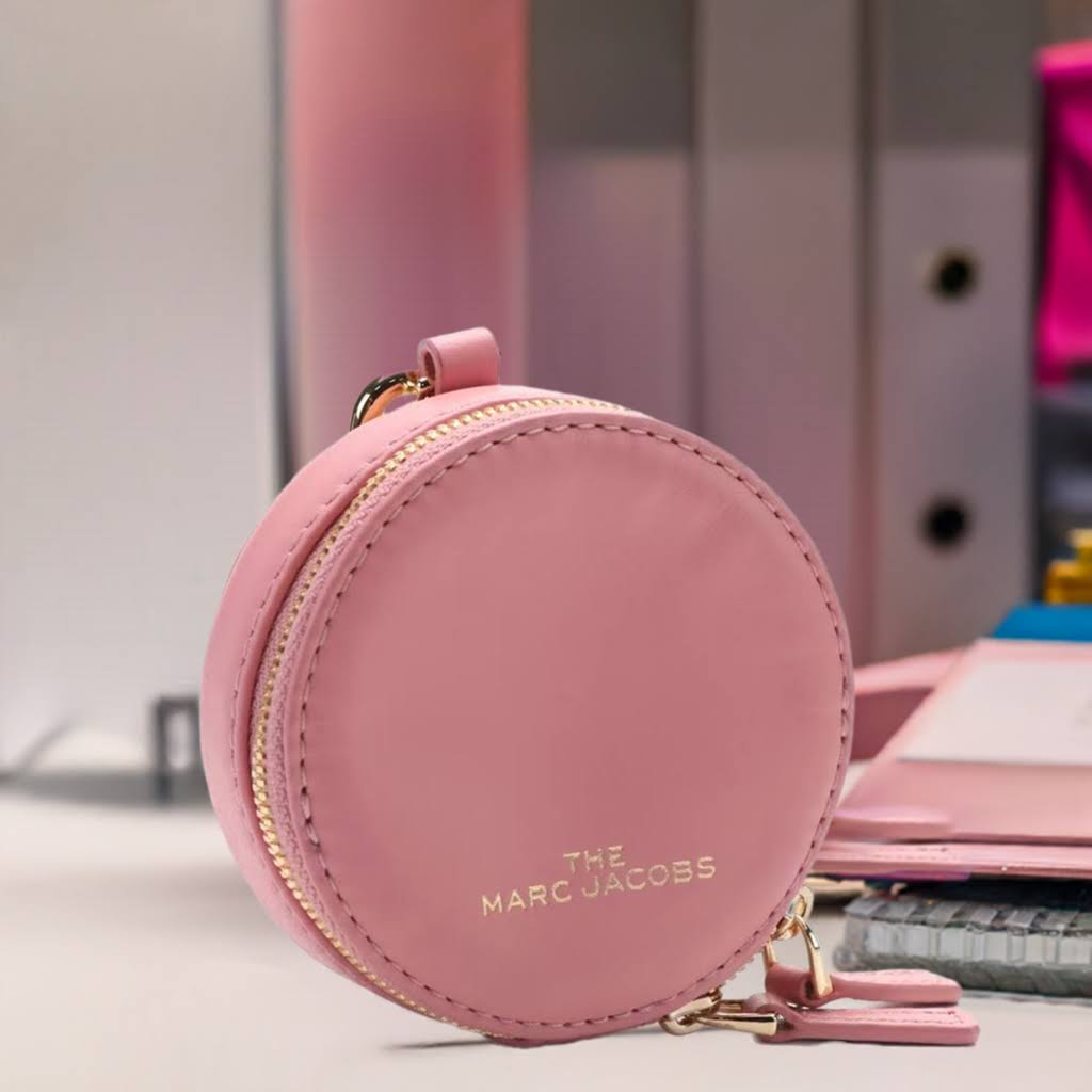 Marc Jacobs Pink Key Chain Coin Purse