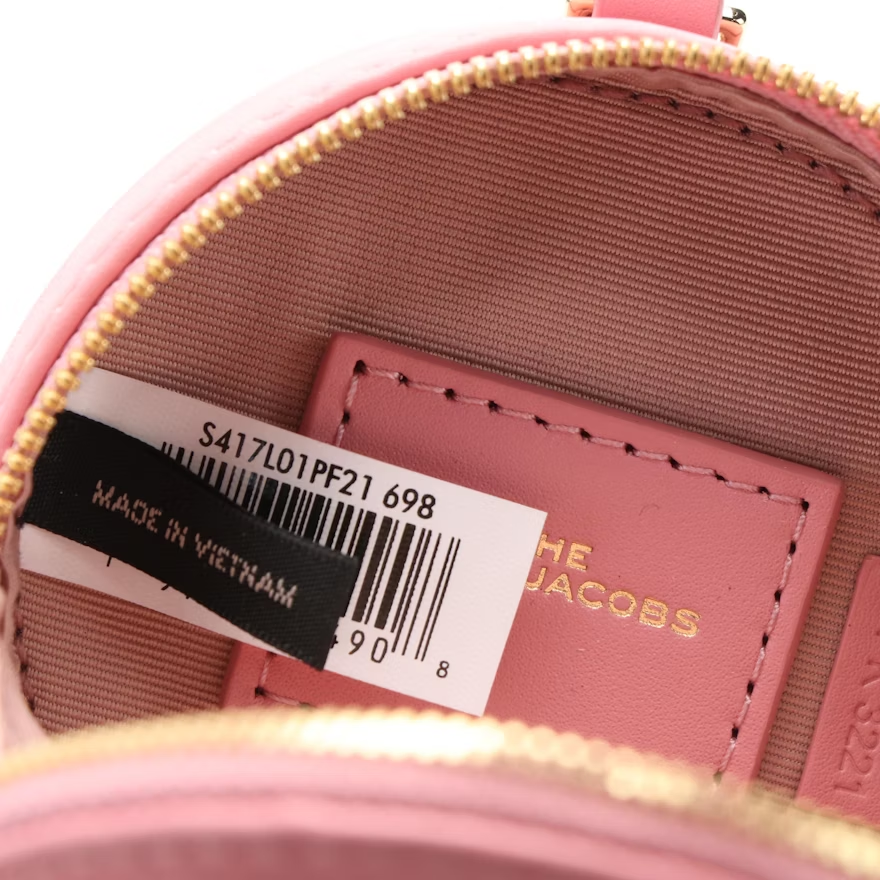 Marc Jacobs Pink Key Chain Coin Purse