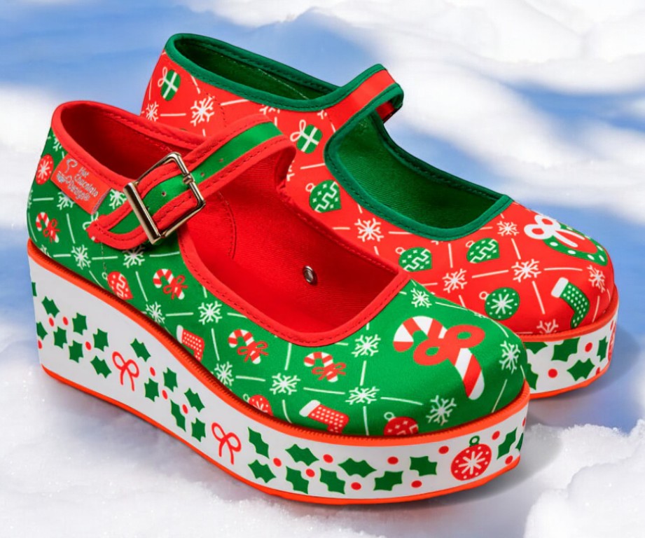 Hot Chocolate Design Cozy Christmas Shoes