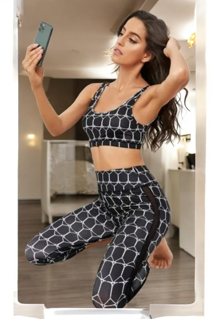 Cropped Leggings Sport Set