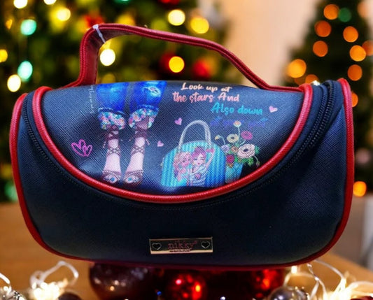 LARGE COSMETIC BRUSH BAG Nicole Lee - multicolor look up star