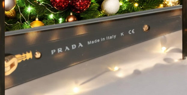 Prada SPR04L Rectangular Sunglasses with Case