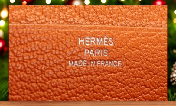 Hermès Feu Mysore Leather Bearn Gusset Wallet