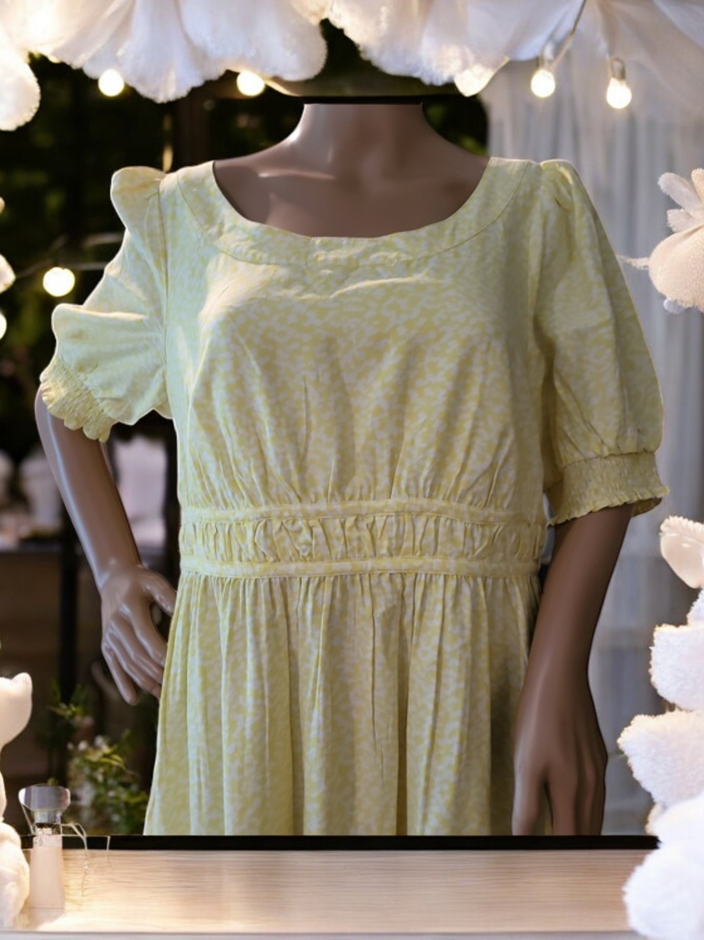 ANN TAYLOR/Beautiful Pre-Loved Yellow Summer Dress/Sz 8