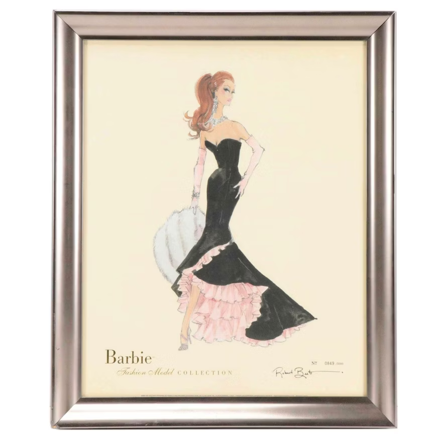 "Barbie Limited Siren Fashion Model Collection" Offset Lithograph” After Robert Best