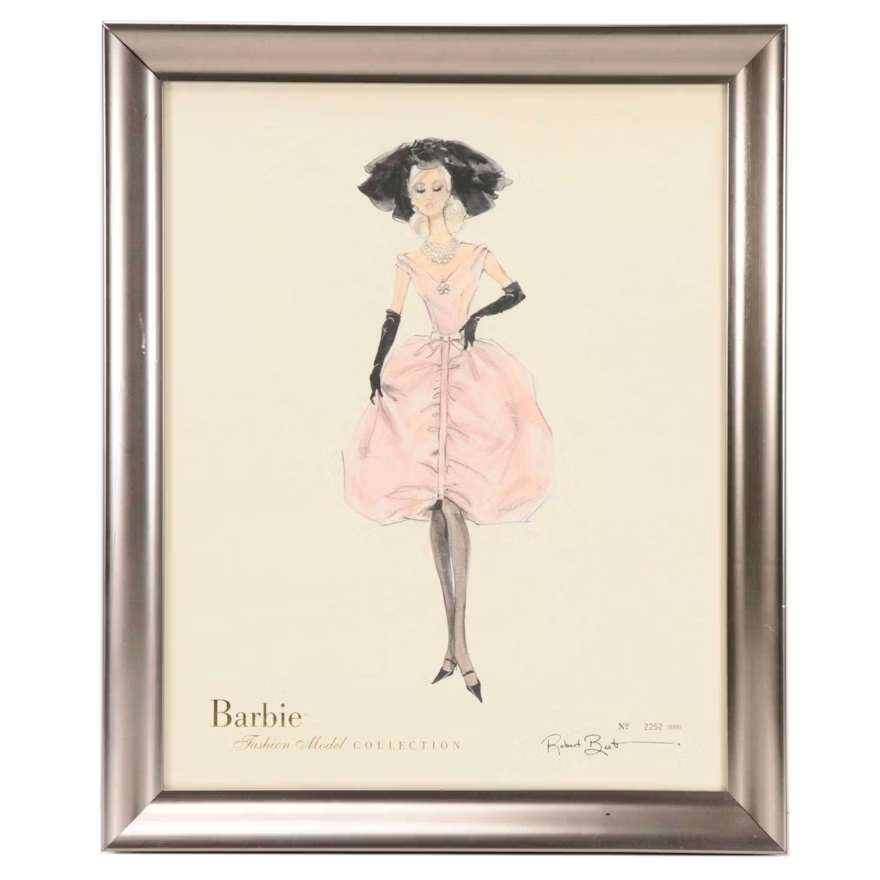 "Barbie Limited Blush Fashion Model Collection" Offset Lithograph” After Robert Best, 2007