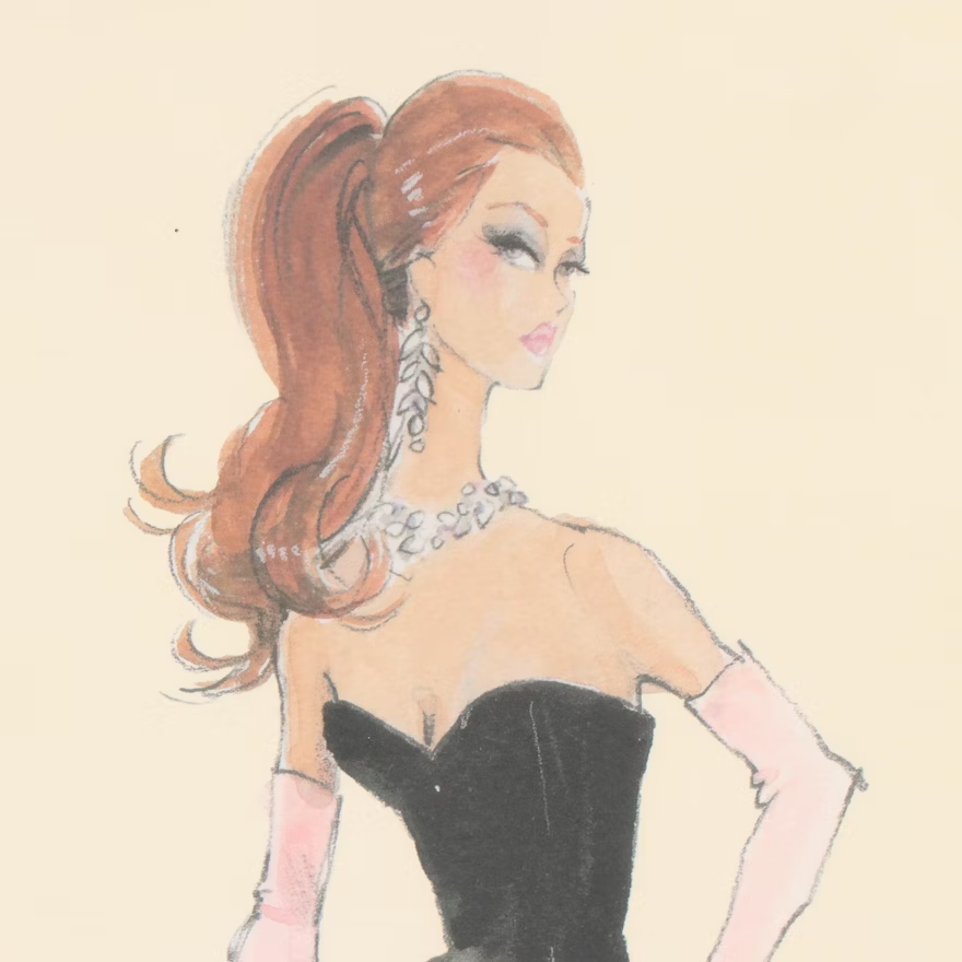 "Barbie Limited Siren Fashion Model Collection" Offset Lithograph” After Robert Best