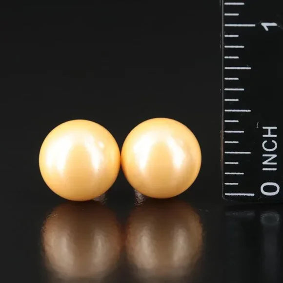 Vintage Beautiful - Sterling Faux Pearl Earrings - 32925