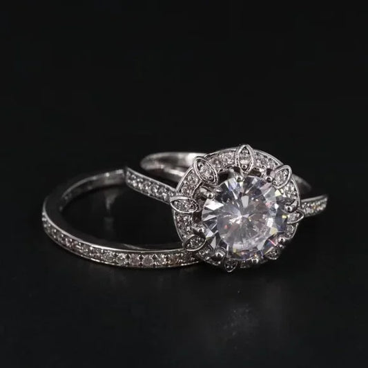 Beautiful - CZ Ring & Enhancer Band-15899