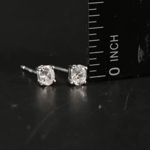 Beautiful Sterling CZ Stud Earrings-70973,75319,23979