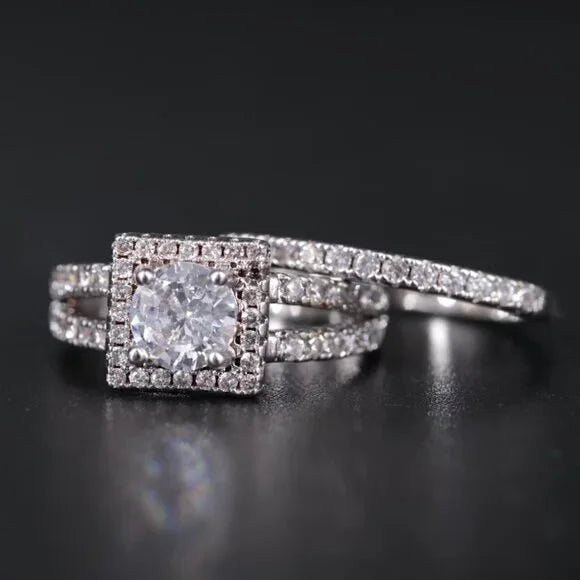 Beautiful Cubic Zirconia Ring/Enhancer Band-37109