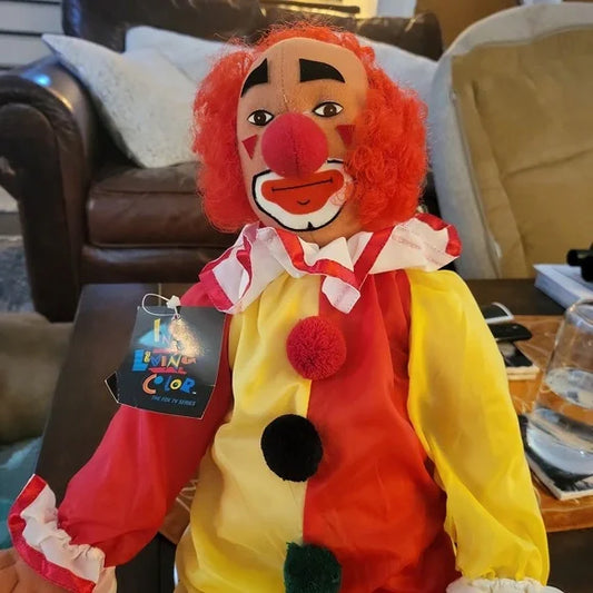 Vintage 1990's In Living Color "Homey D Clown" 24" Plush NWT