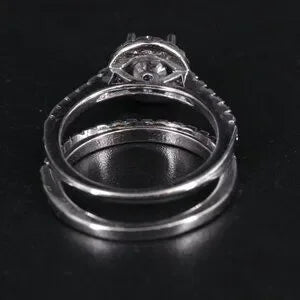 Beautiful CZ Ring & Enhancer Band-32051