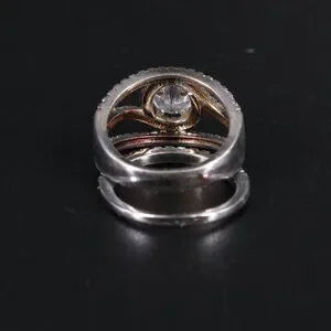 Beautiful CZ Ring & Enhancer Band-76284