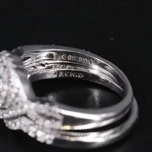 Beautiful - CZ Ring &Enhancer Band-76278