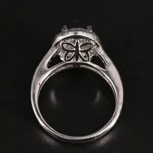 Vintage CZ Ring w/ Butterfly Detail-23639