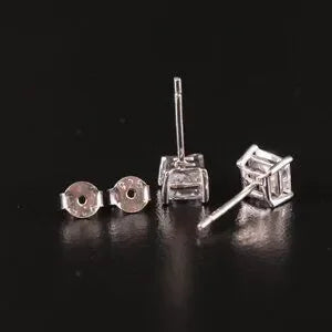 Beautiful Sterling Cubic Zirconia Stud Earrings - 55157