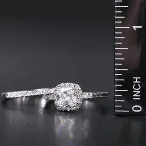 Beautiful CZ Ring Set-33180