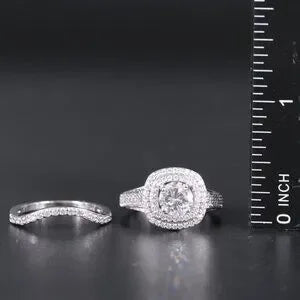 Beautiful CZ Ring & Enhancer Band-35551