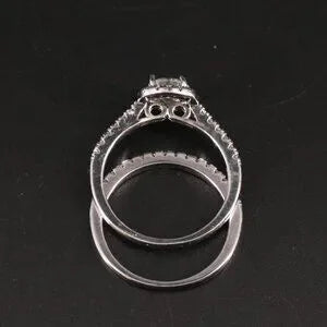 Beautiful Vintage CZ Ring Set-23481