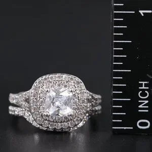 Beautiful Vintage Cubic Zirconia Ring /Enhancer Band-77183