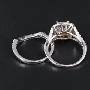 Beautiful Vintage Cubic Zirconia Ring /Enhancer Band-77183