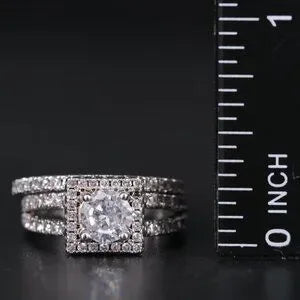 Beautiful Cubic Zirconia Ring/Enhancer Band-37109